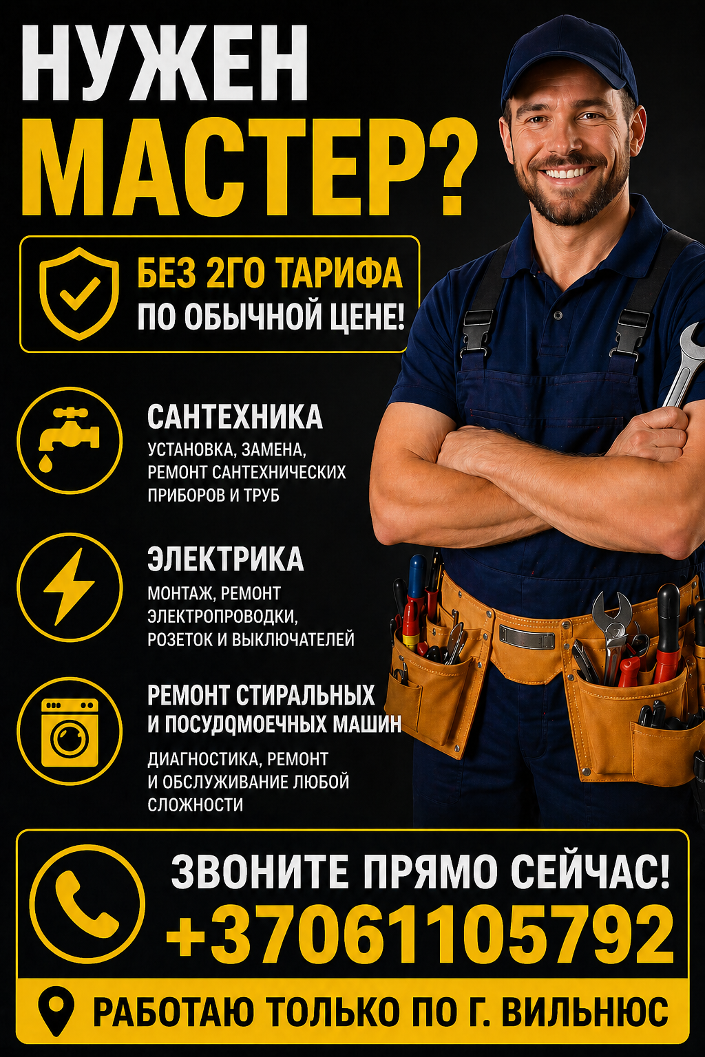 Мастер в Вильнюсе