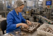 Работники на производство и упаковку конфет