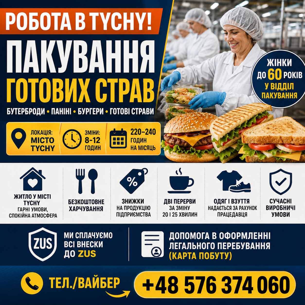 Пакування бутербродів та готових страв