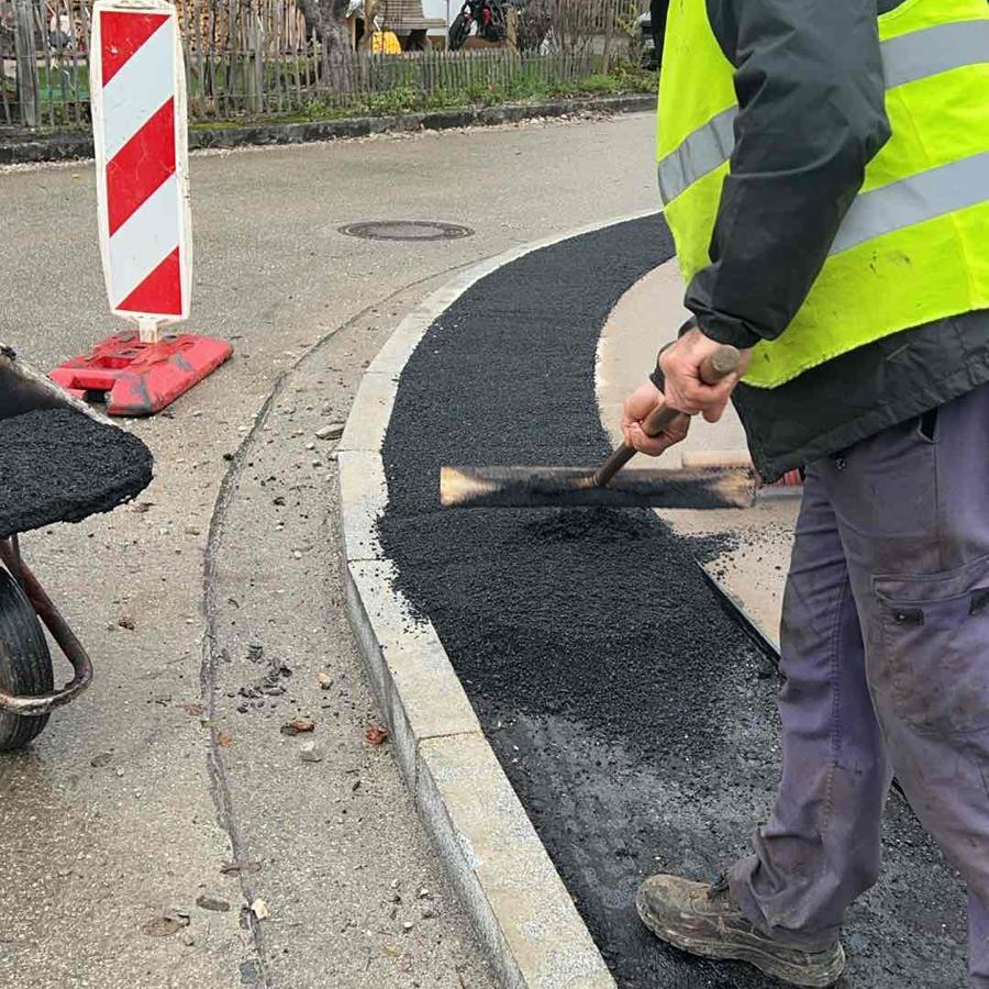 Прокладка интернет кабеля Glasfaser bau