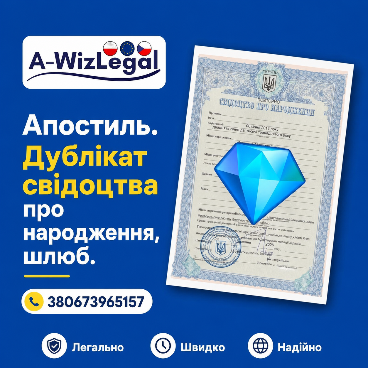 Візи.Легалізація Польща