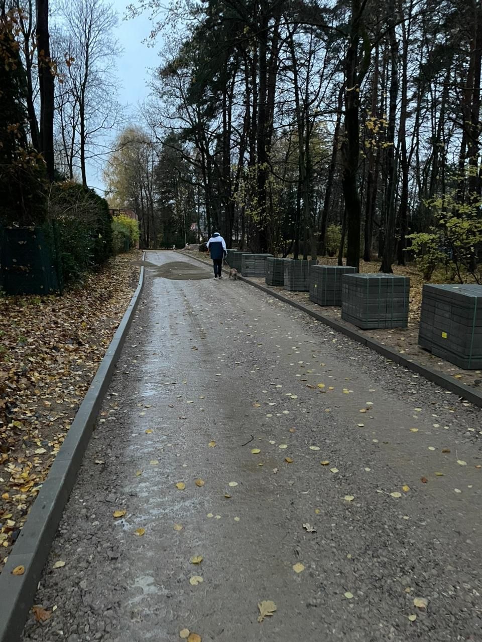 Укладка брусчатки и бордюров