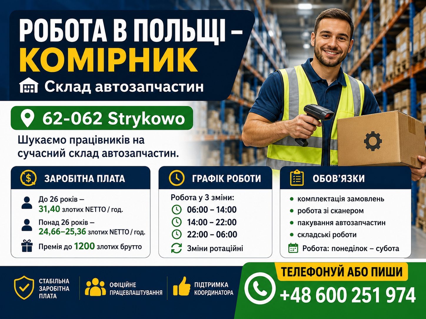 Комірник – склад автозапчастин