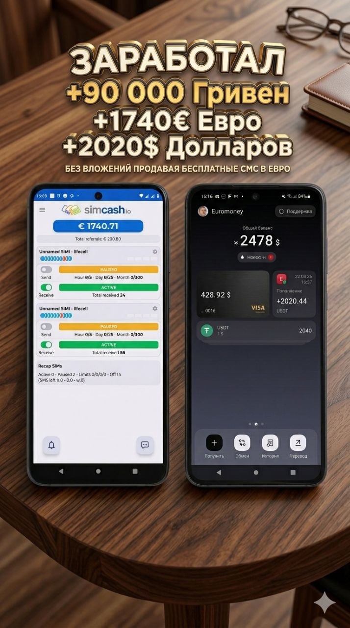Заробіток на телефоні Android