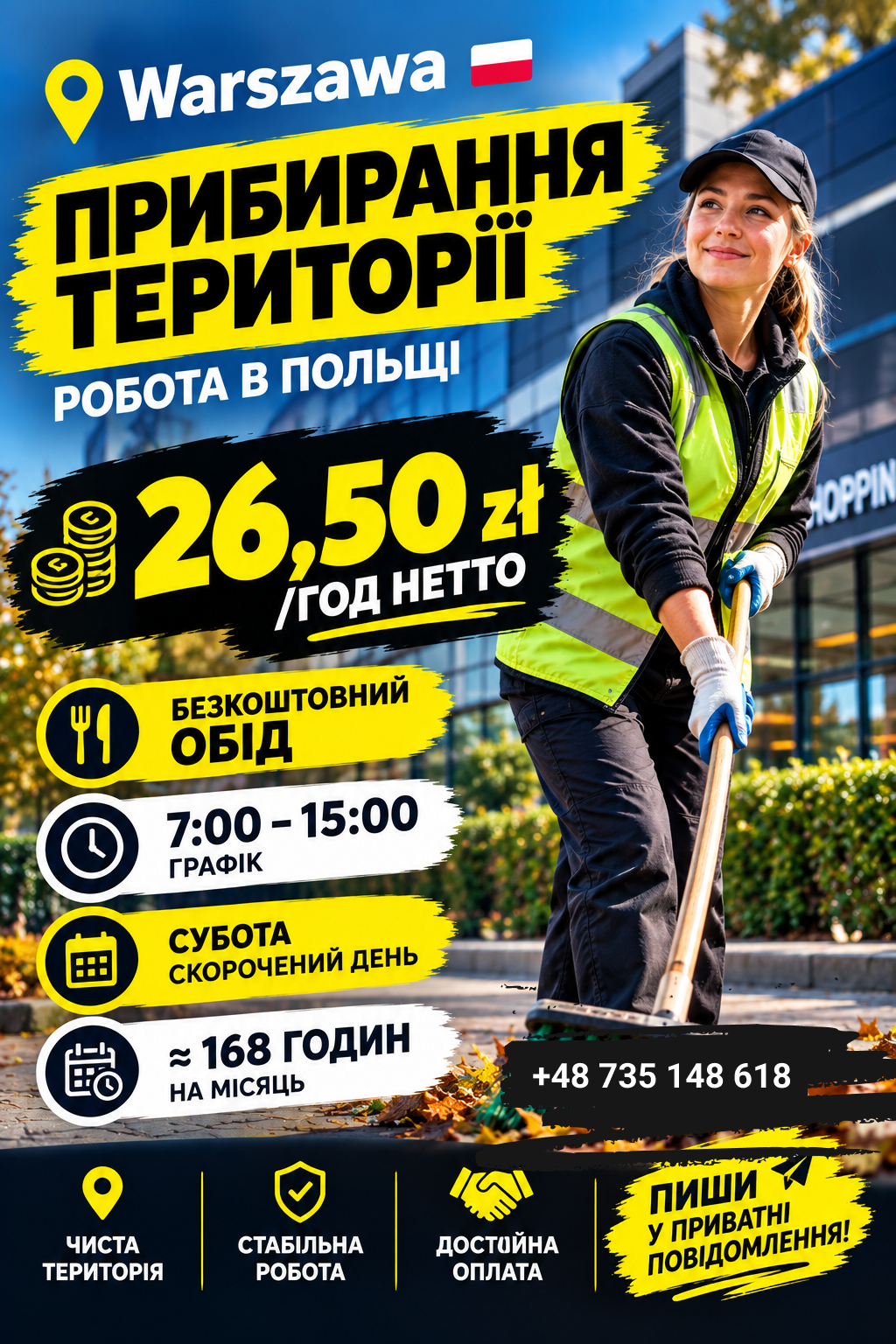 🧹 🇵🇱 ПРИБИРАННЯ ТЕРИТОРІЇ